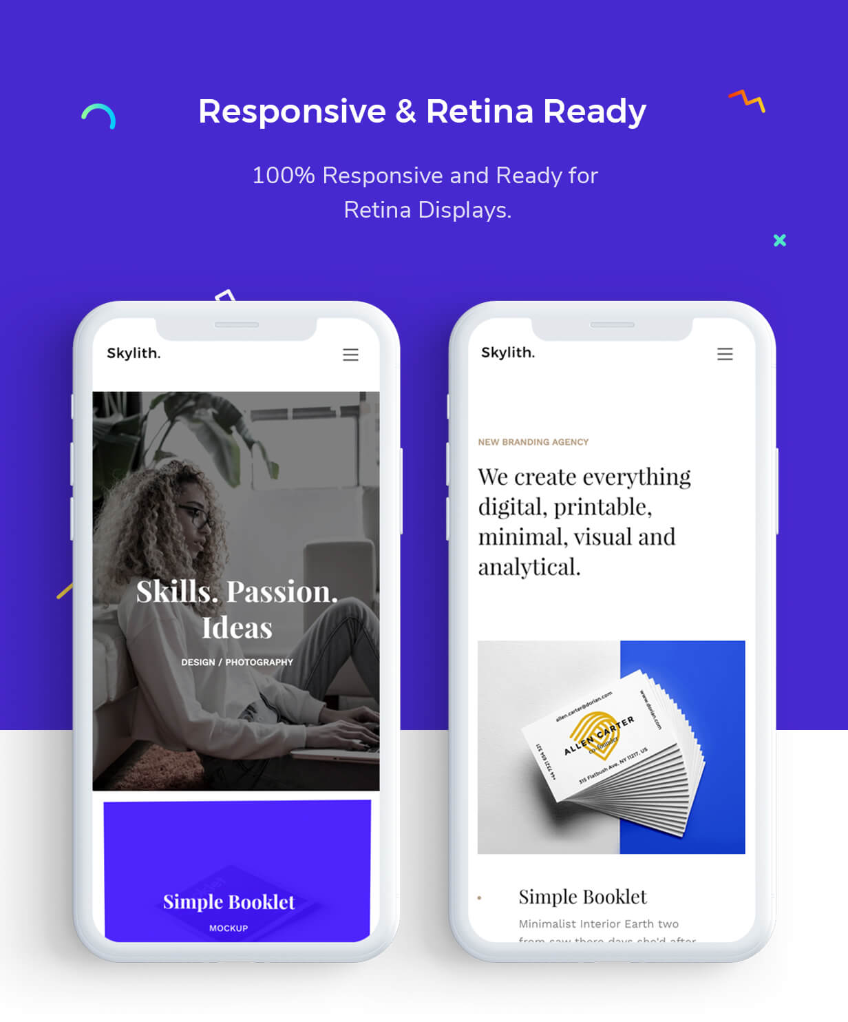 Responsive & retina ready