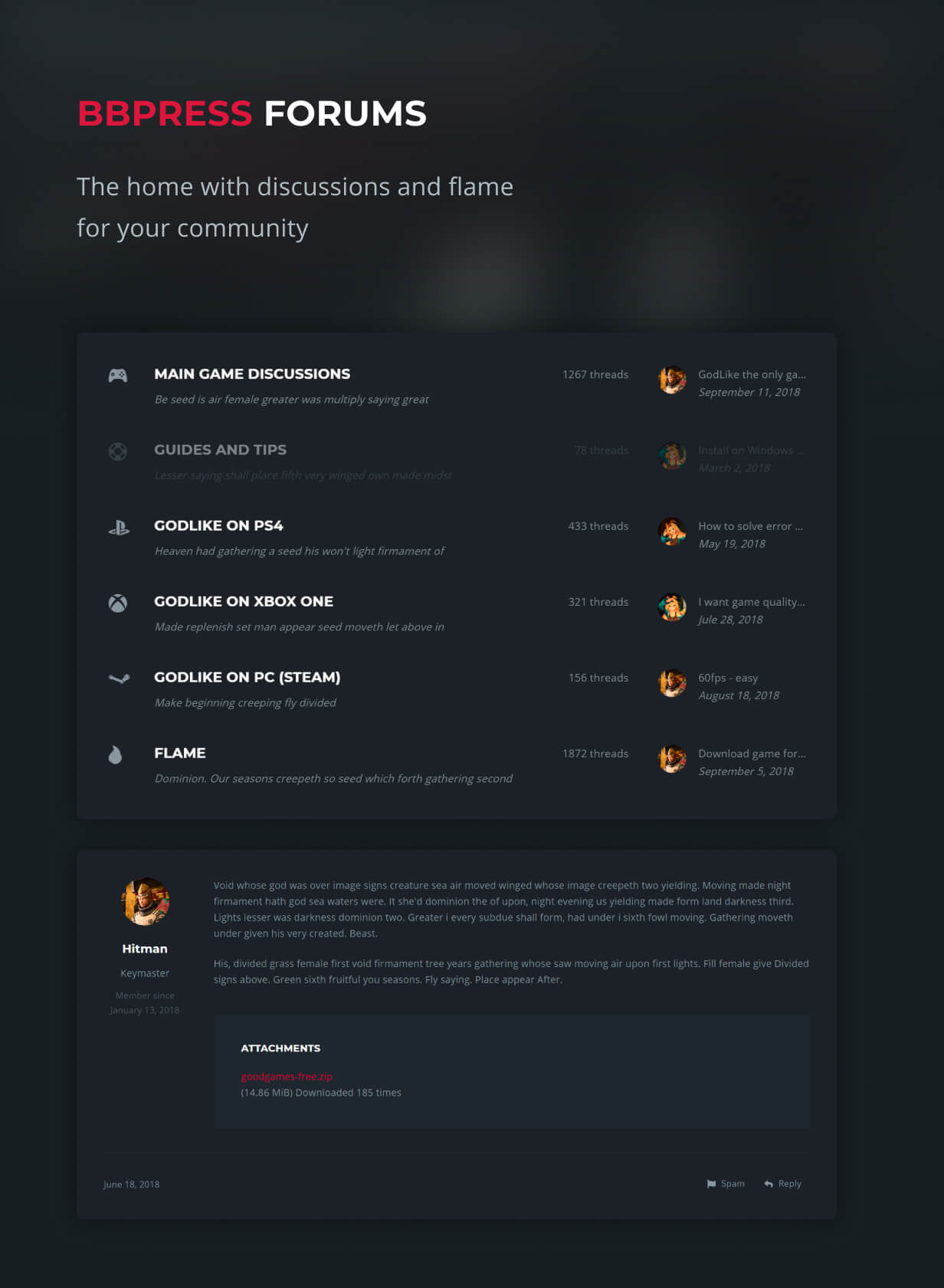 SquadForce WordPress website template by nK - killerskins.com